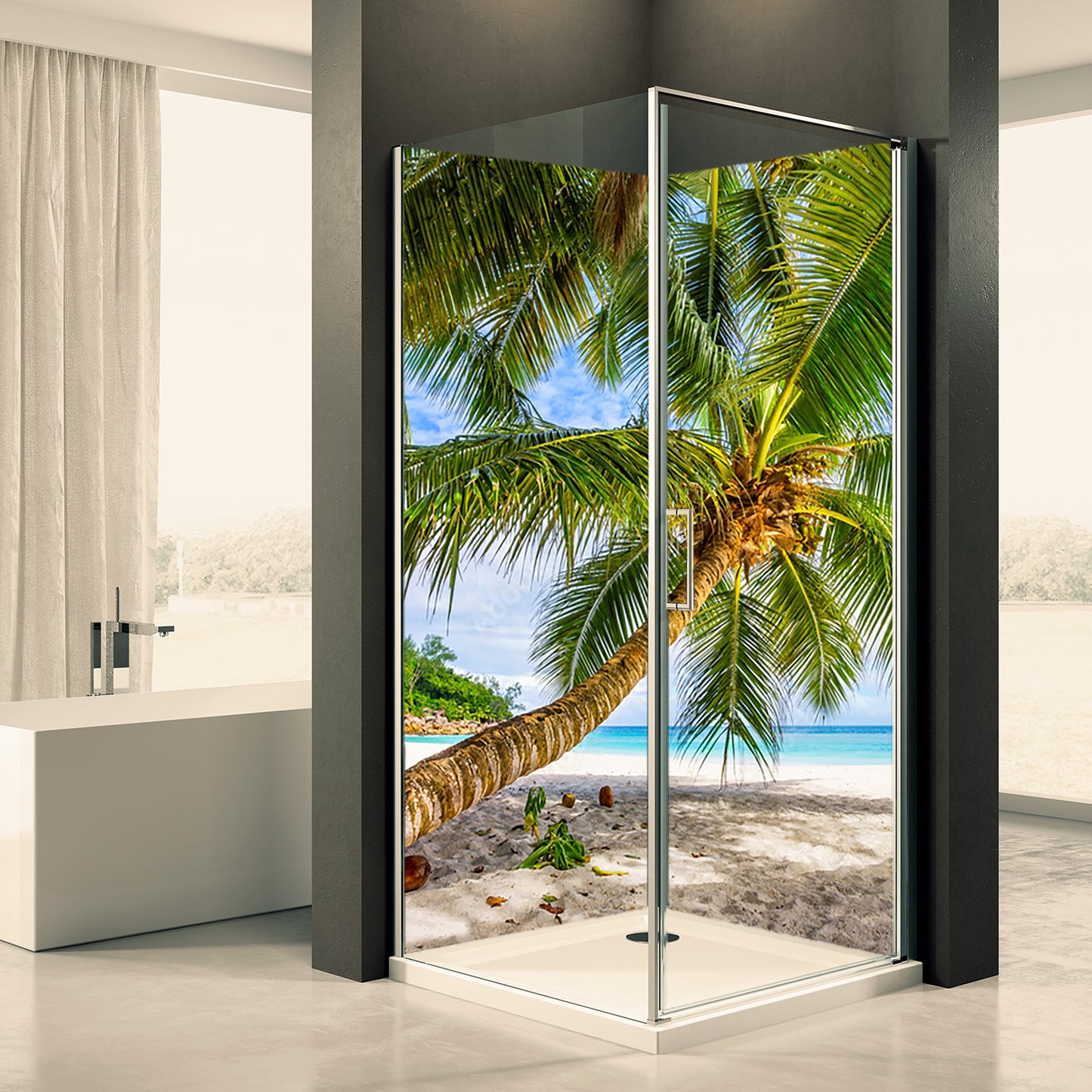 Doucheachterwand Aken Dommotief 0032