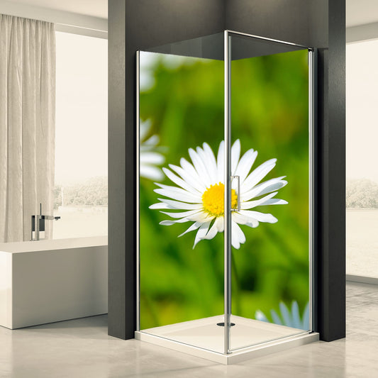 Shower back wall daisy motif 0009