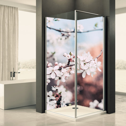 Shower back wall tree blossom 3 motif 0065