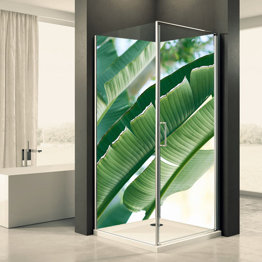 Shower back wall palm leaf 2 motif 0094