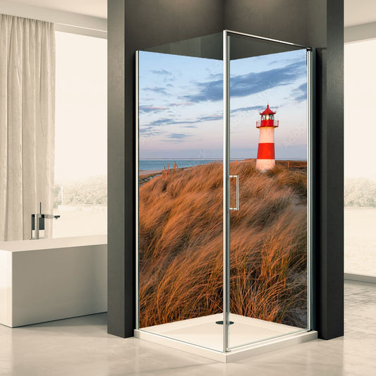 Shower back wall lighthouse 3 motif 0199