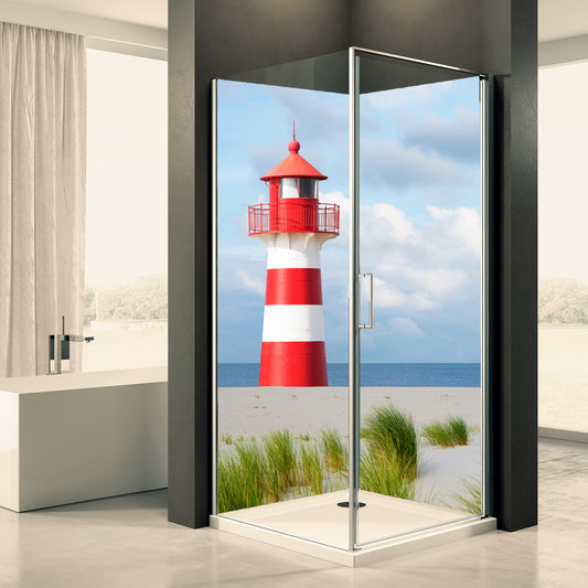 Shower back wall lighthouse 4 motif 0200