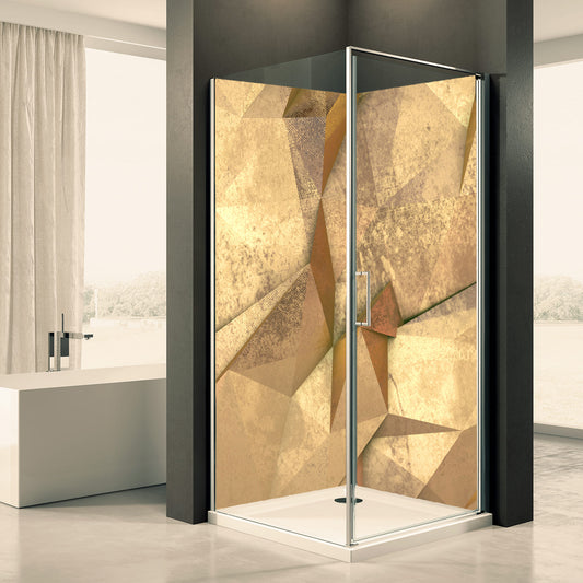 Shower back wall Polygon 4 motif 0270