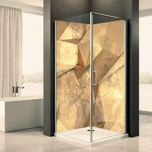 Shower back wall Polygon 5 motif 0271