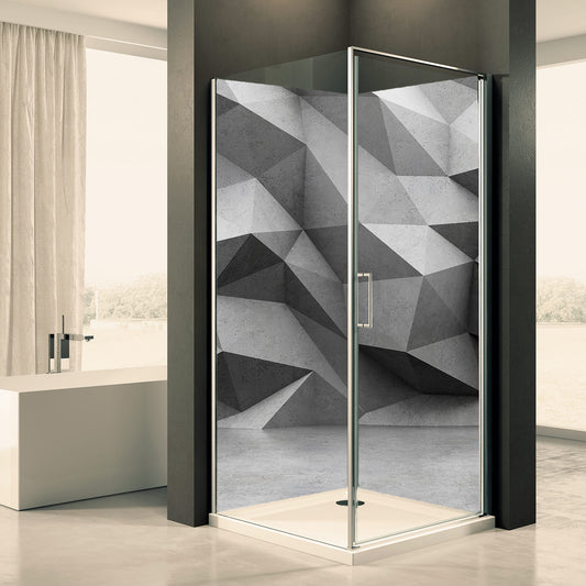 Shower back wall Polygon 6 motif 0272