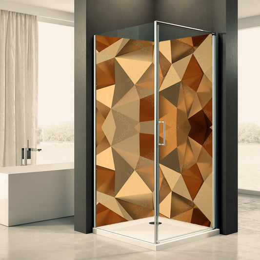 Shower back wall Polygon 7 motif 0273