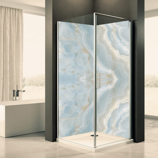 Shower back wall marble stone 4 motif 0358