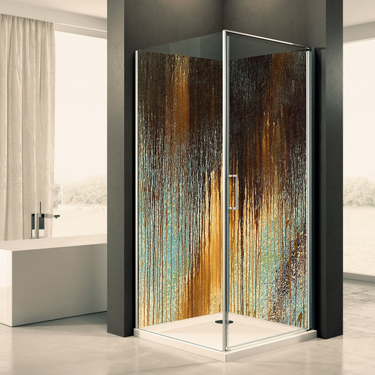 Shower back wall abstract 8 motif 0373