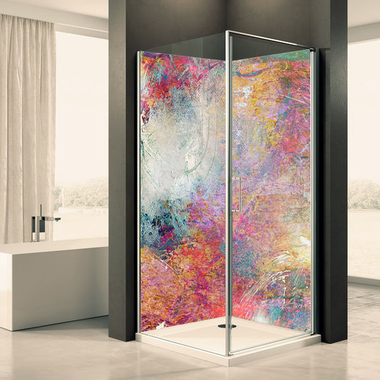 Shower back wall abstract 18 motif 0383