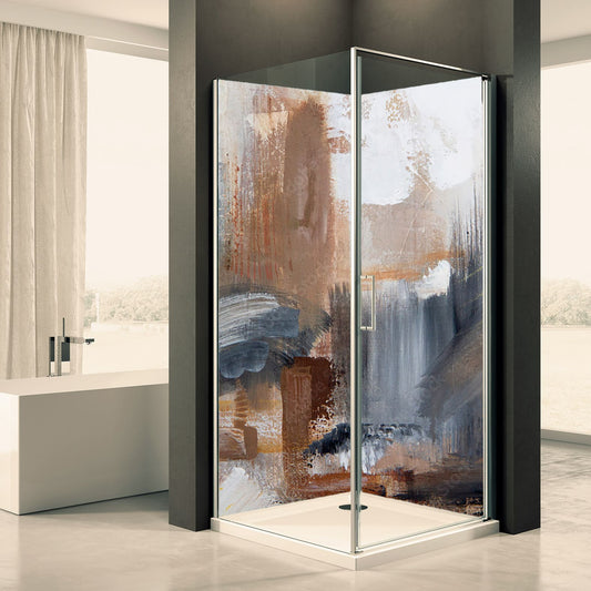 Shower back wall abstract 19 motif 0384