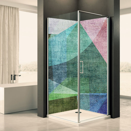 Shower back wall abstract 22 motif 0387