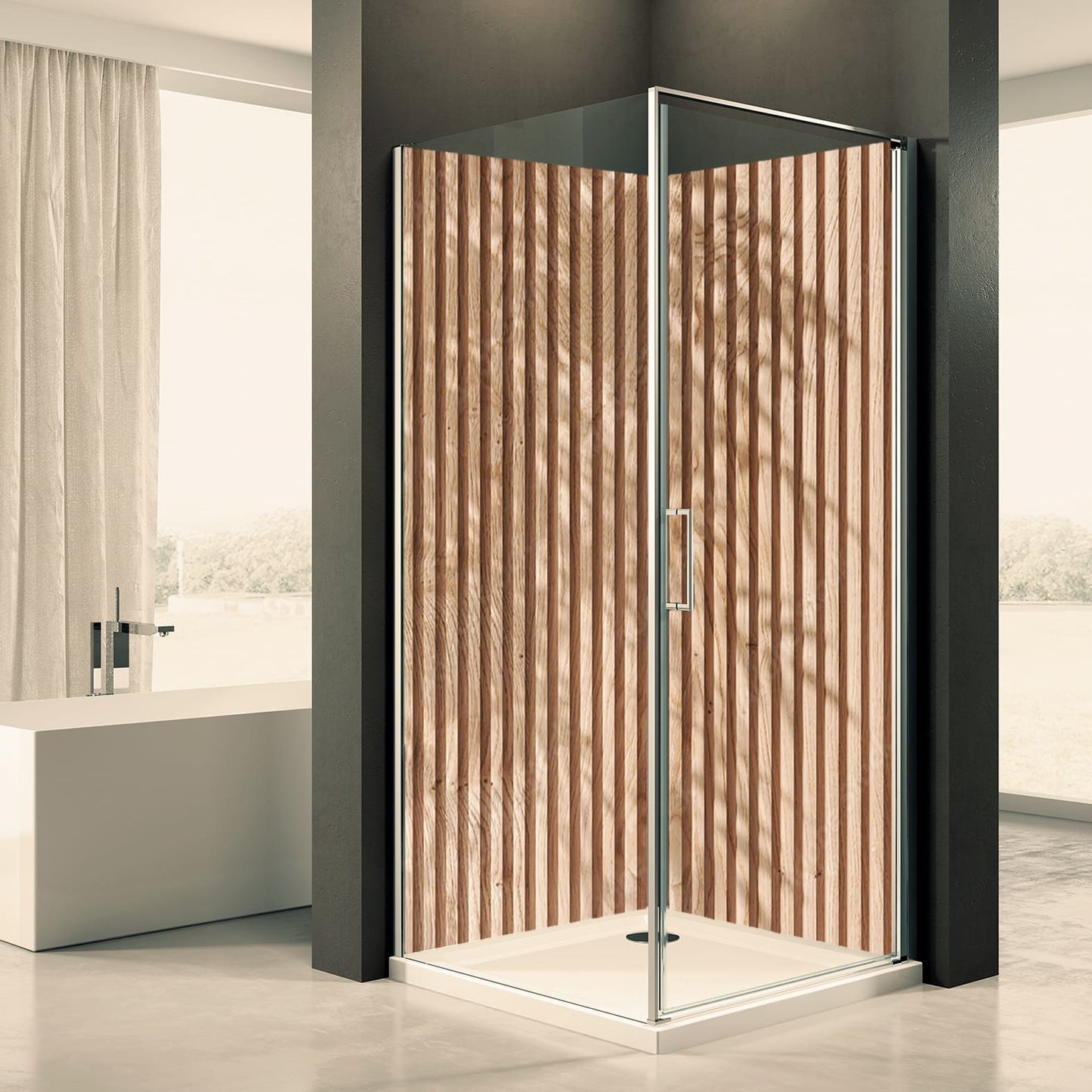 Shower back wall panels 13 motif 0400