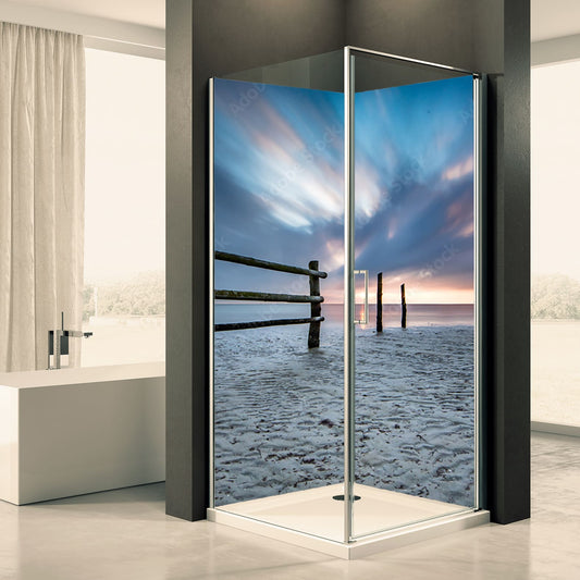 Shower back wall nature sea 4 motif 0413