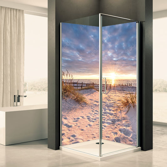 Shower back wall nature sea 9 motif 0418