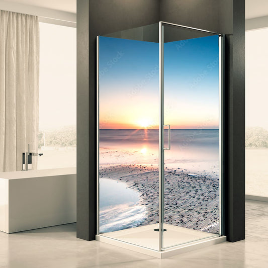 Shower back wall nature sea 14 motif 0423