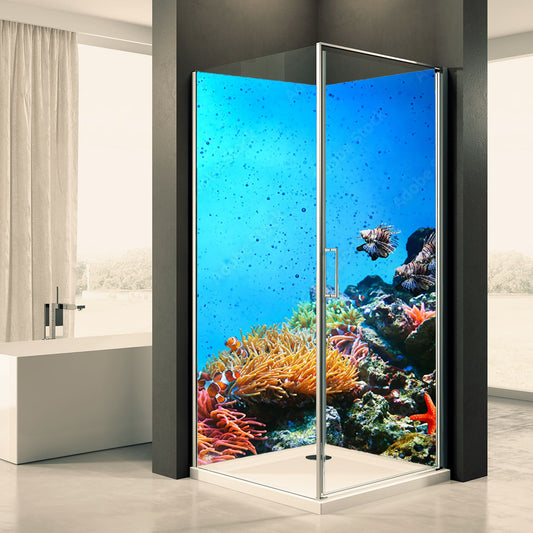 Shower back wall underwater 1 motif 0447