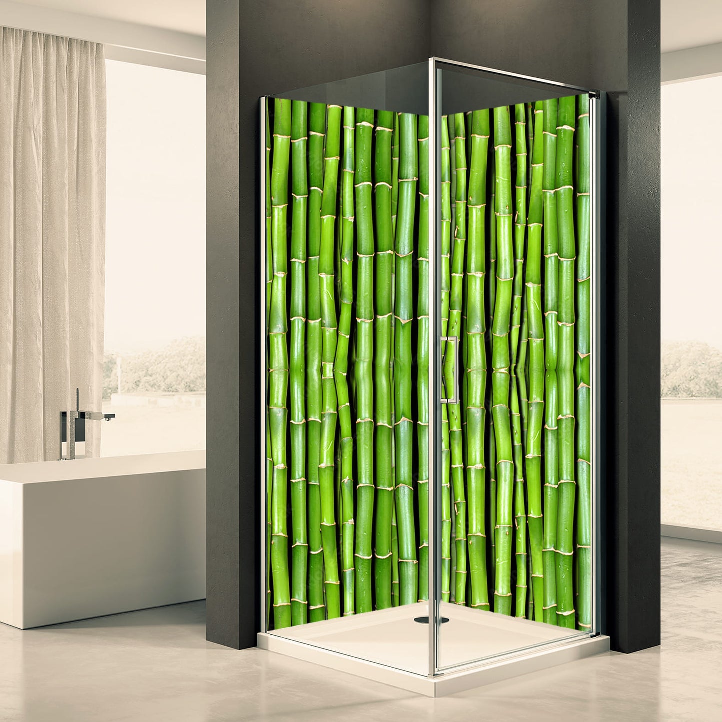 Shower back wall Zen Garden 1 motif 0459