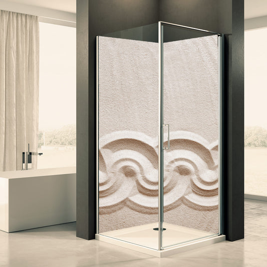 Shower back wall Zen Garden 6 motif 0464