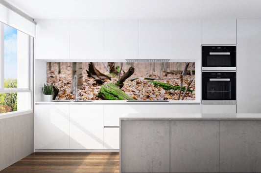 Kitchen back wall forest 2 motif 0079