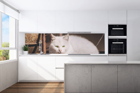 Kitchen back wall cat 2 motif 0086