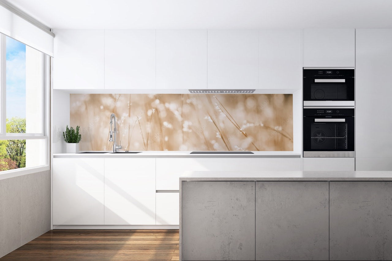 Kitchen back wall grasses 2 motif 0187