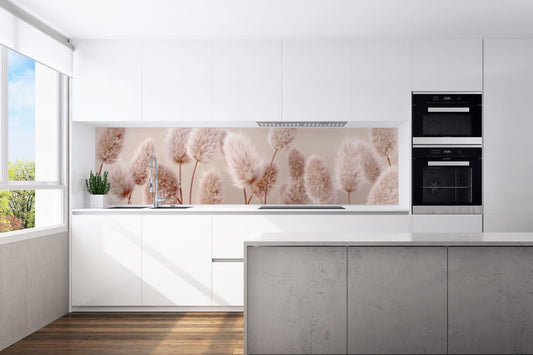 Kitchen back wall grasses 4 motif 0189