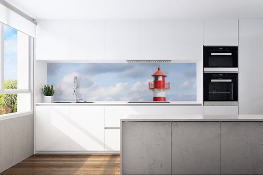 Kitchen back wall lighthouse 4 motif 0200