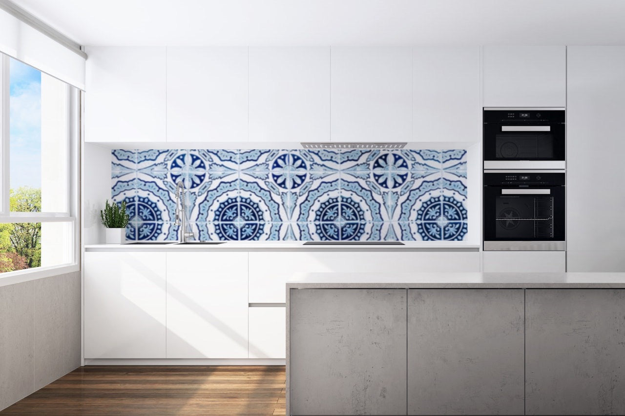 Kitchen back wall retro tiles 3 motif 0261