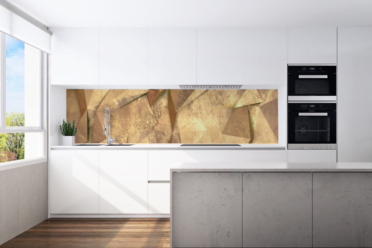 Kitchen back wall Polygon 4 motif 0270