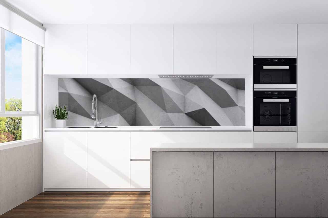 Kitchen back wall Polygon 6 motif 0272