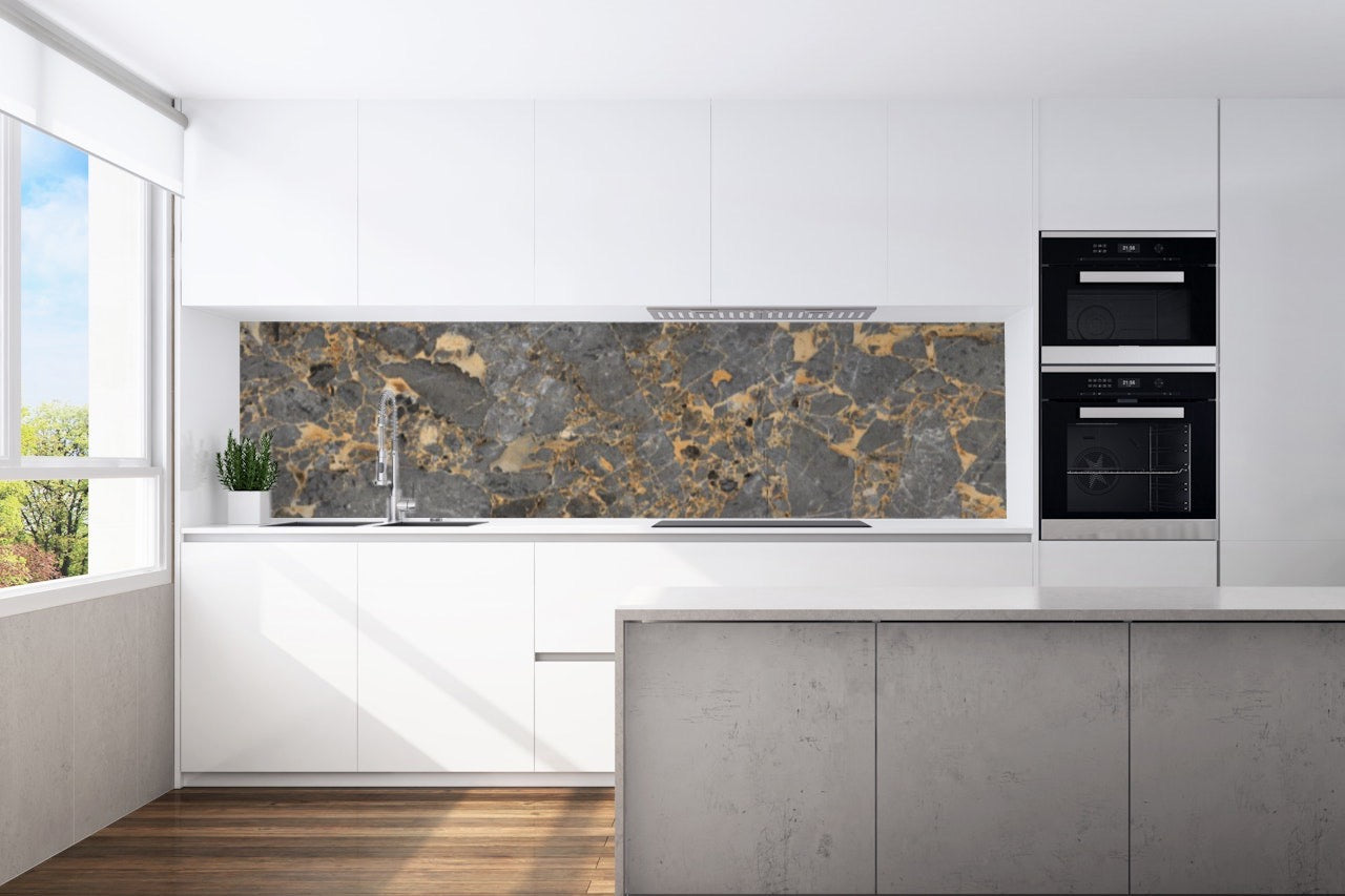 Kitchen back wall marble stone 5 motif 0359