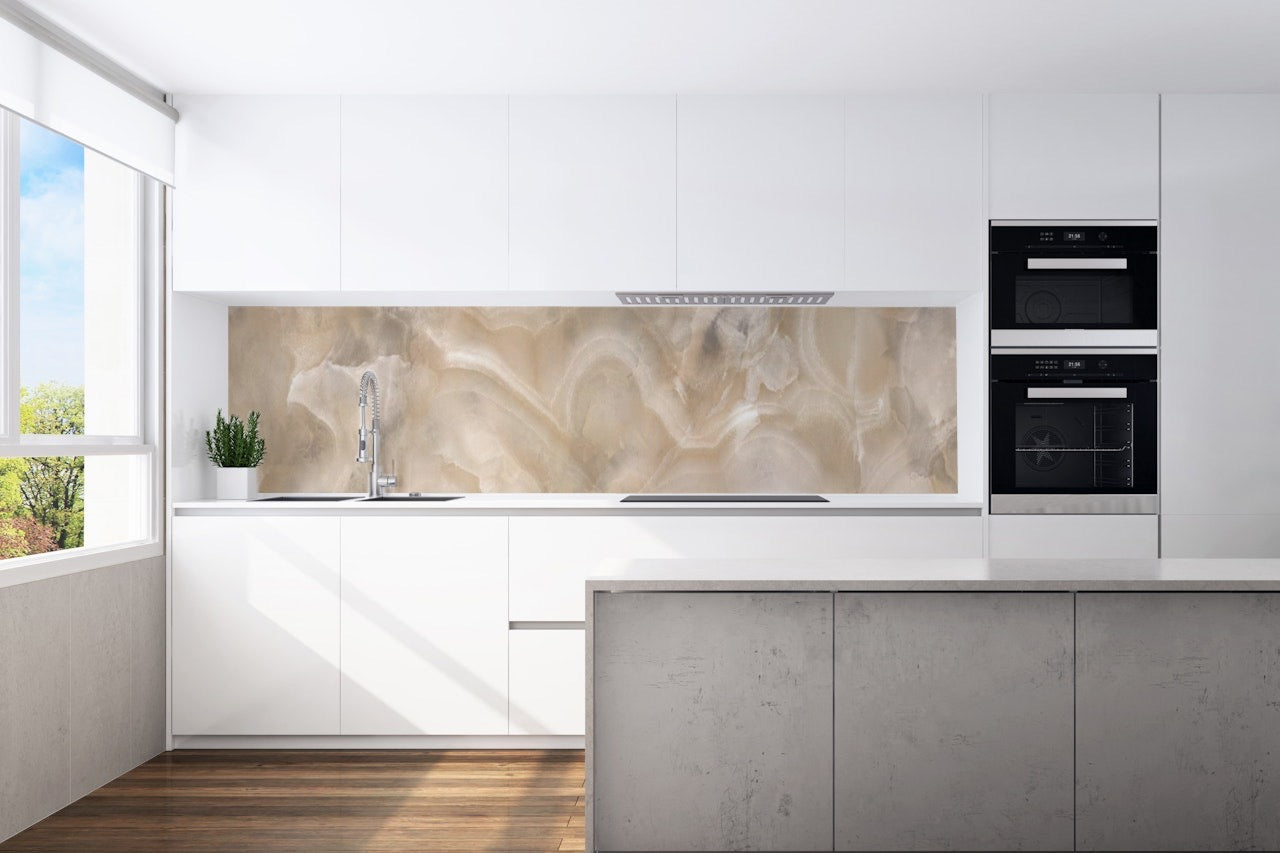 Kitchen back wall marble stone 7 motif 0361