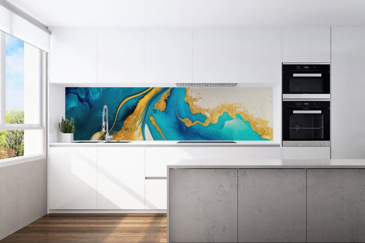 Kitchen back wall abstract 3 motif 0368