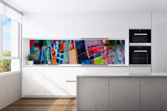 Kitchen back wall abstract 5 motif 0370