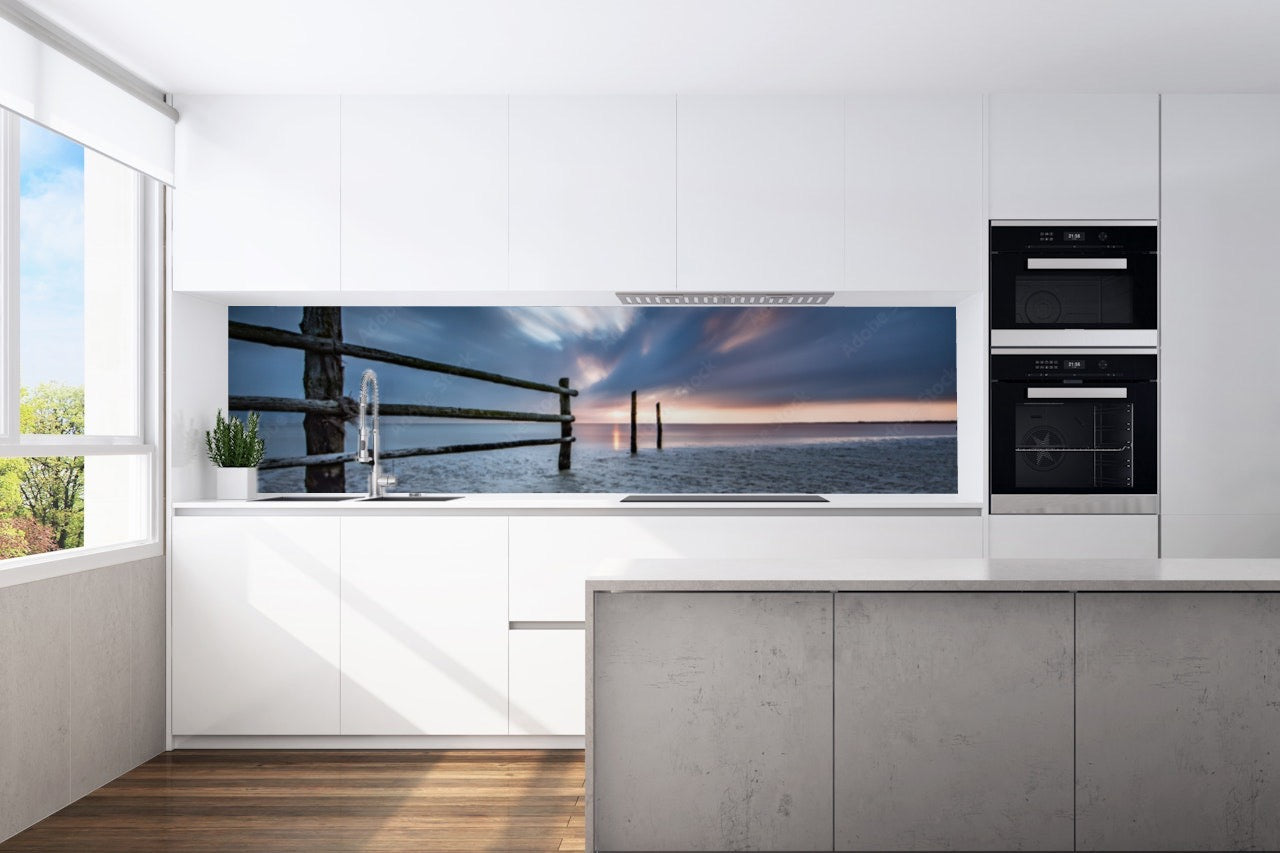 Kitchen back wall nature sea 4 motif 0413