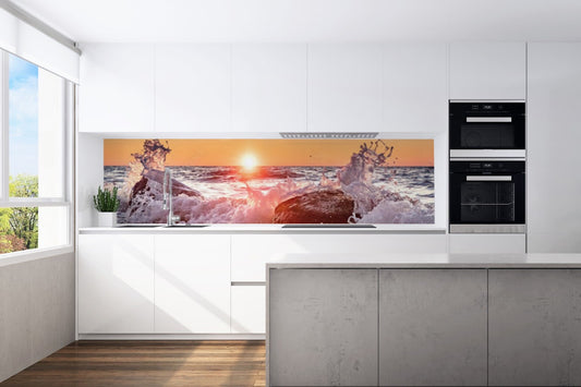 Kitchen back wall nature sea 18 motif 0427