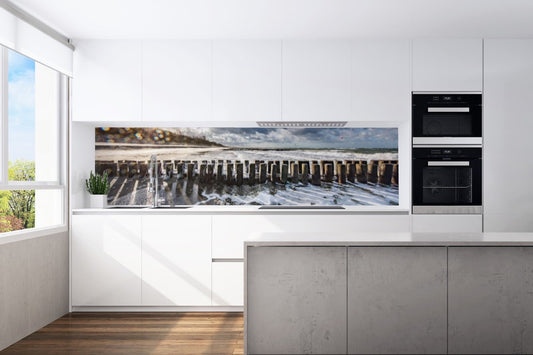 Kitchen back wall nature sea 22 motif 0431