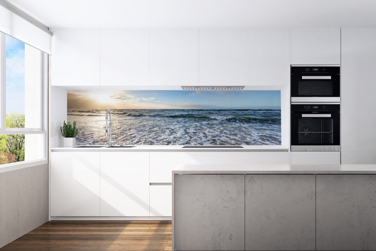 Kitchen back wall nature sea 24 motif 0433