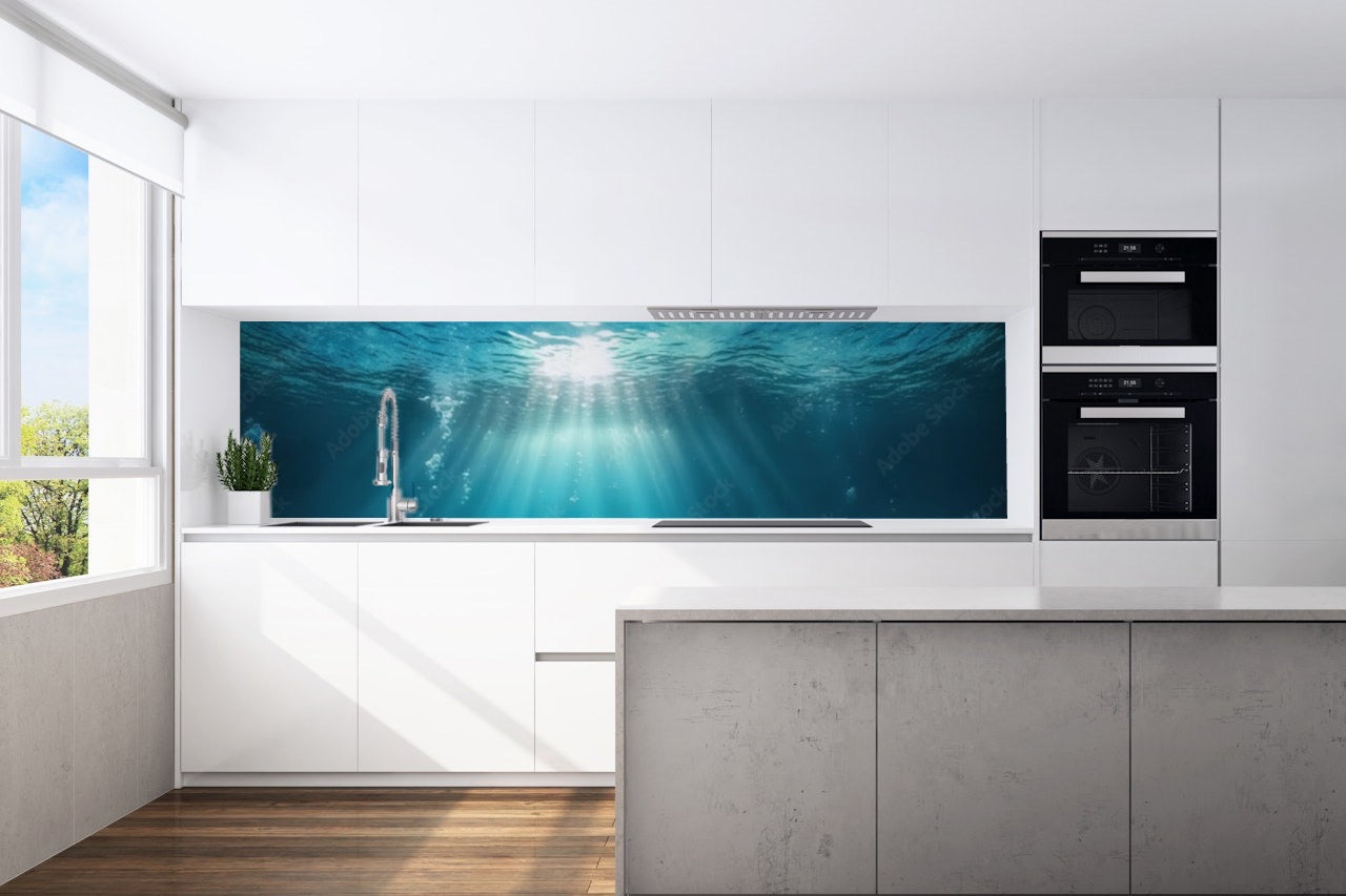 Kitchen back wall underwater 3 motif 0449