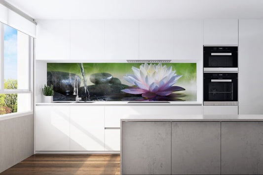 Kitchen back wall Zen garden 2 motif 0460