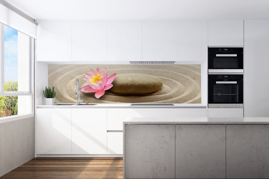 Kitchen back wall Zen garden 5 motif 0463